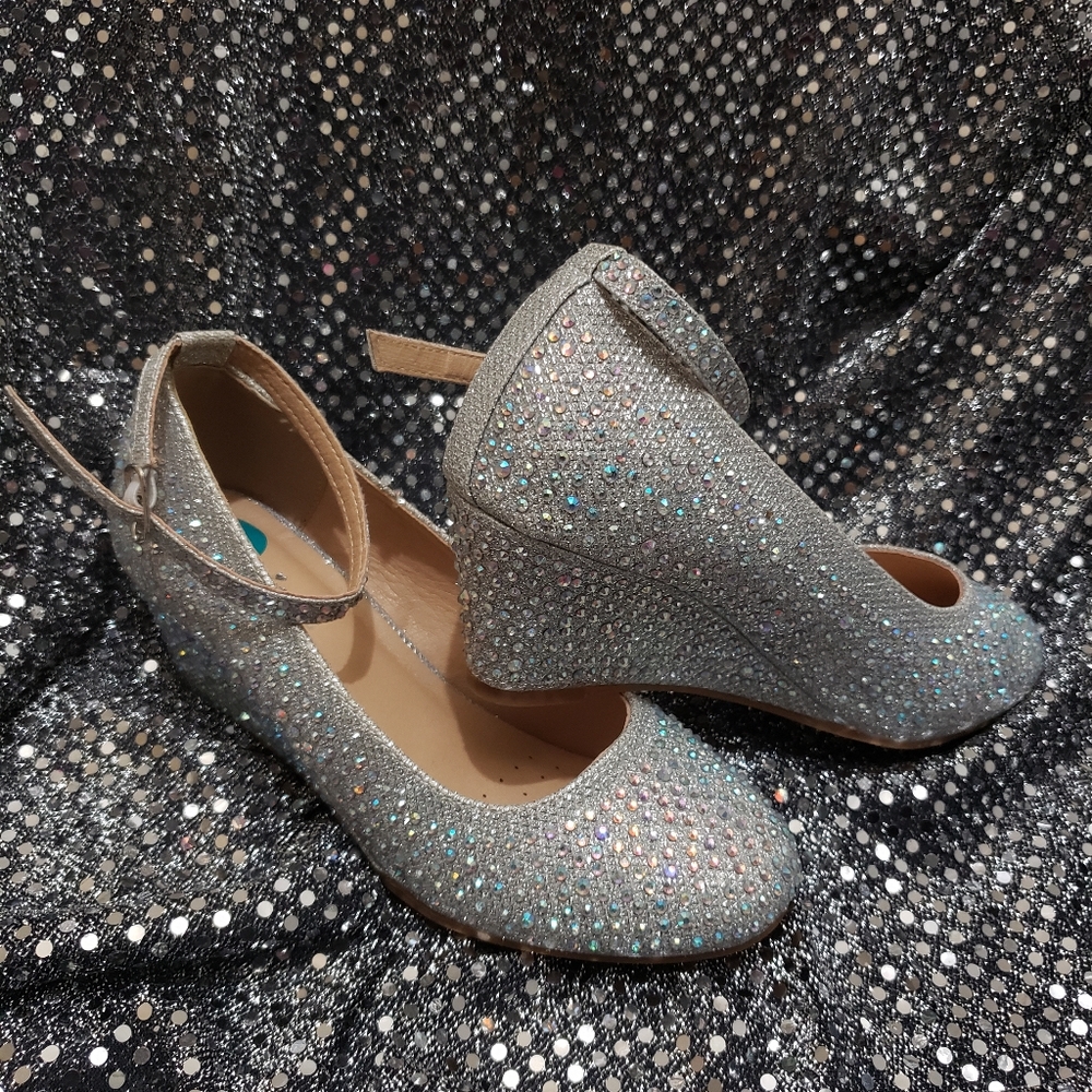 Rhinestone girl shoes